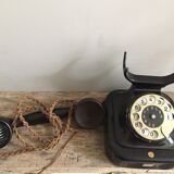 in the 1940s bakelite telephone