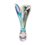 70's glass vase with inclusion