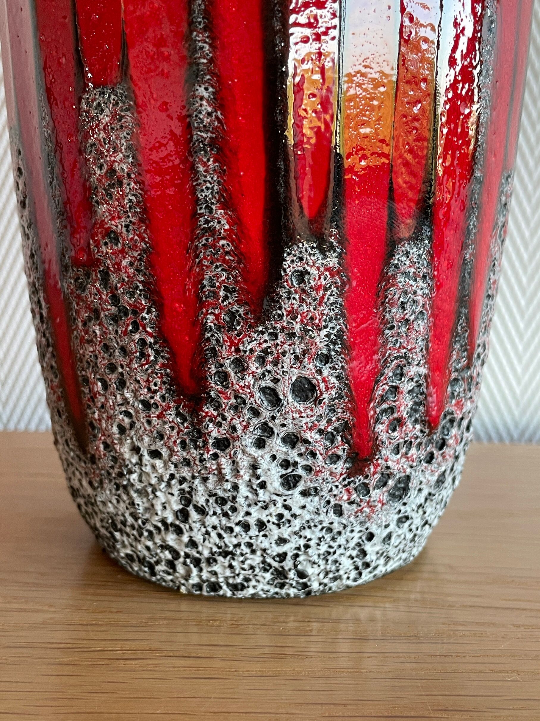 Fat Lava ceramic vase
