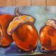Oil painting "Acorns"