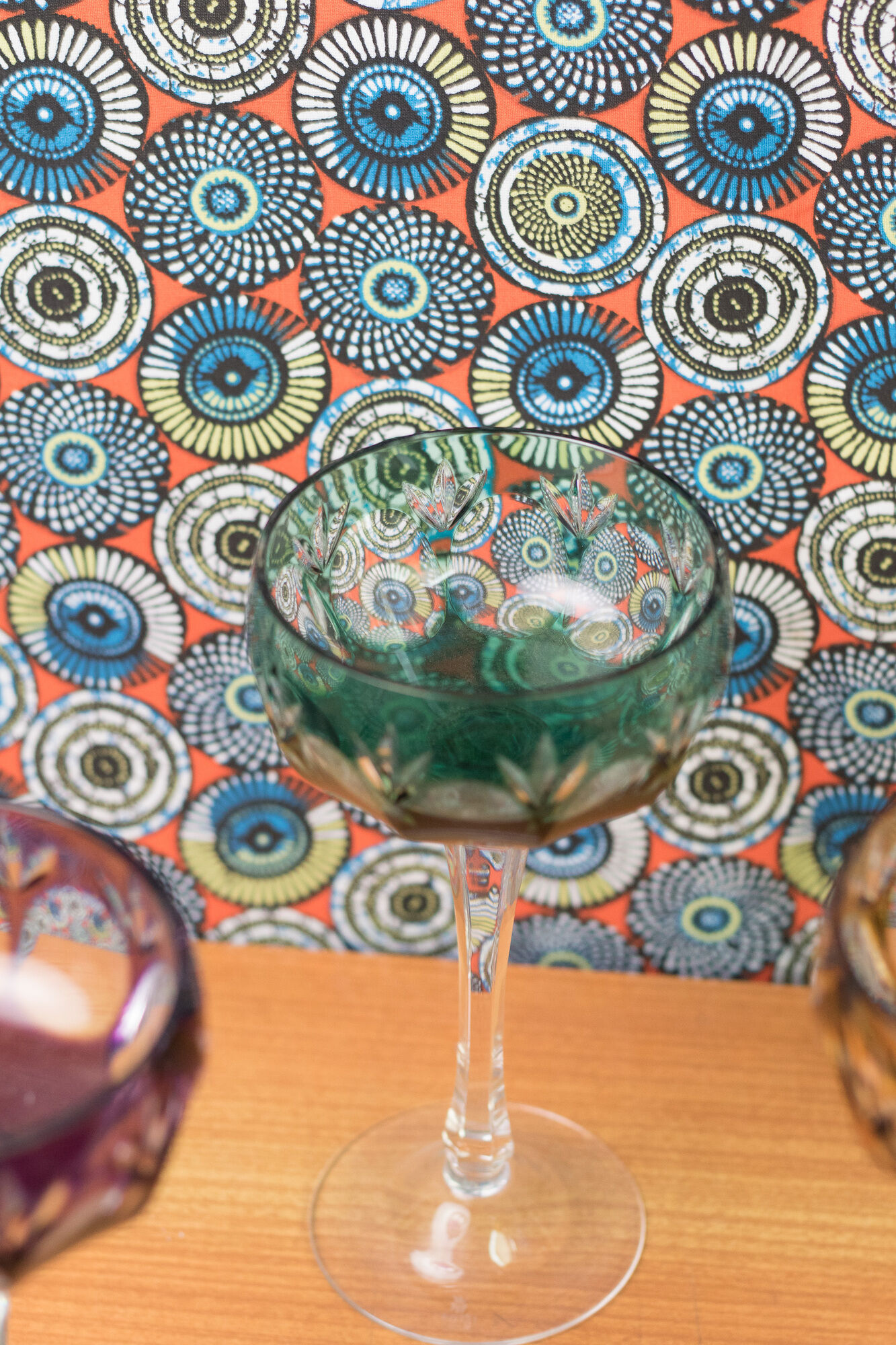 Lot of 5 champagne glasses Martini WMF crystal cabinet