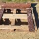 Red marble fireplace surround - early 20th century