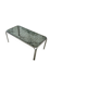 Vintage tubular chrome and smoked glass coffee table – 1970s style