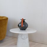 Art Deco ceramic globe vase by Upsala Ekeby, Sweden, 1930s