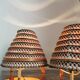Pair of Scandinavian bedside lamps