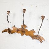 Art Deco wooden coat rack