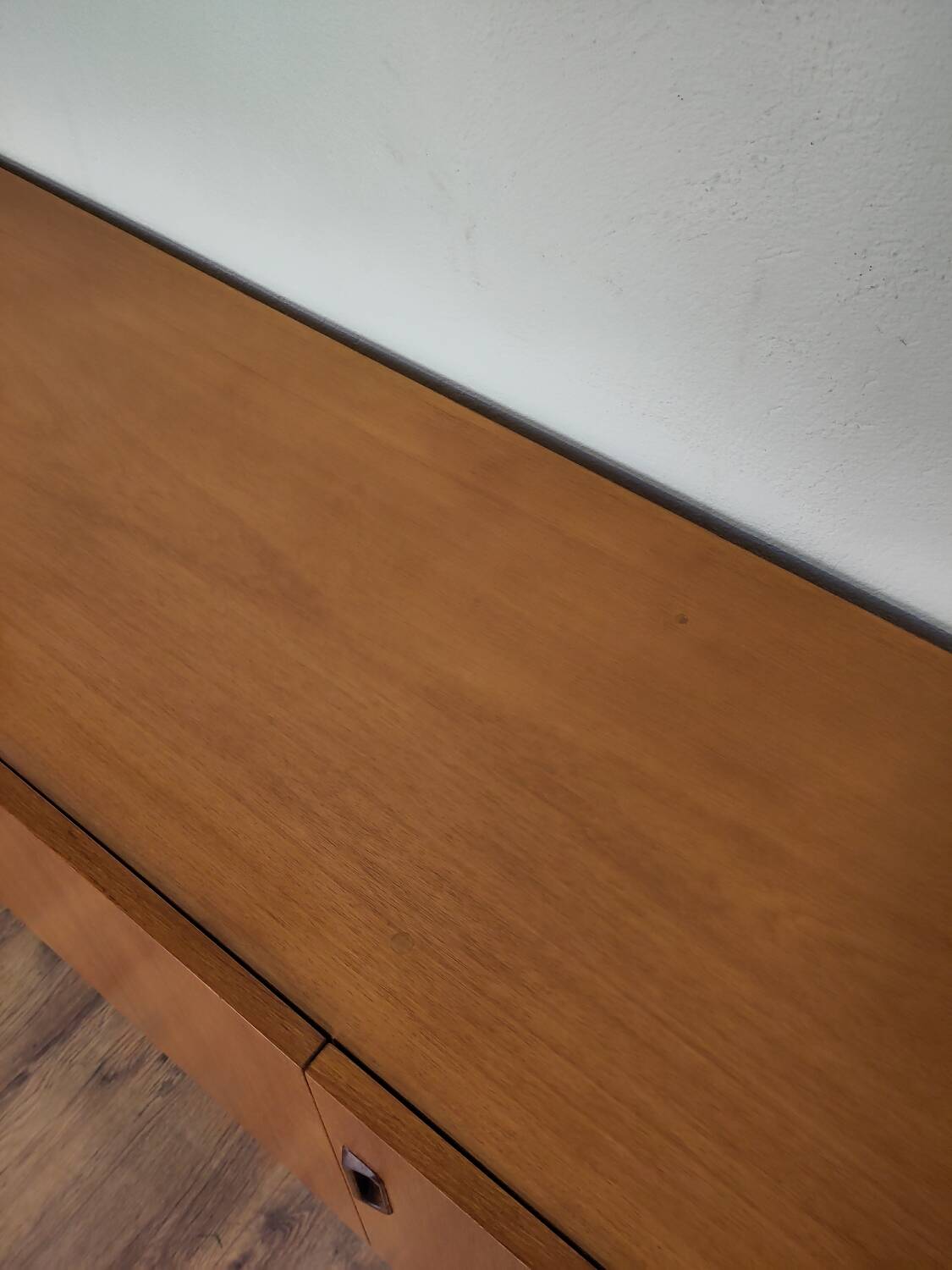 Scandinavian teak and metal sideboard