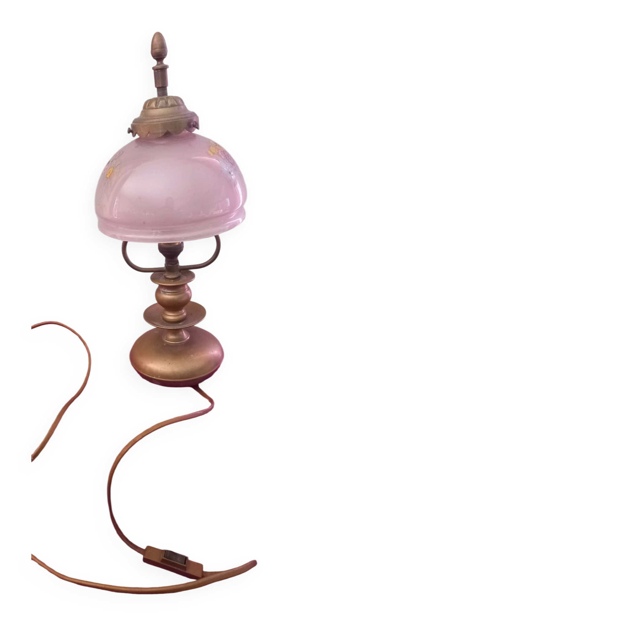 Lampe de chevet laiton
