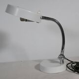 Lampe de bureau vintage du milieu du siècle avec loupe, années 1970