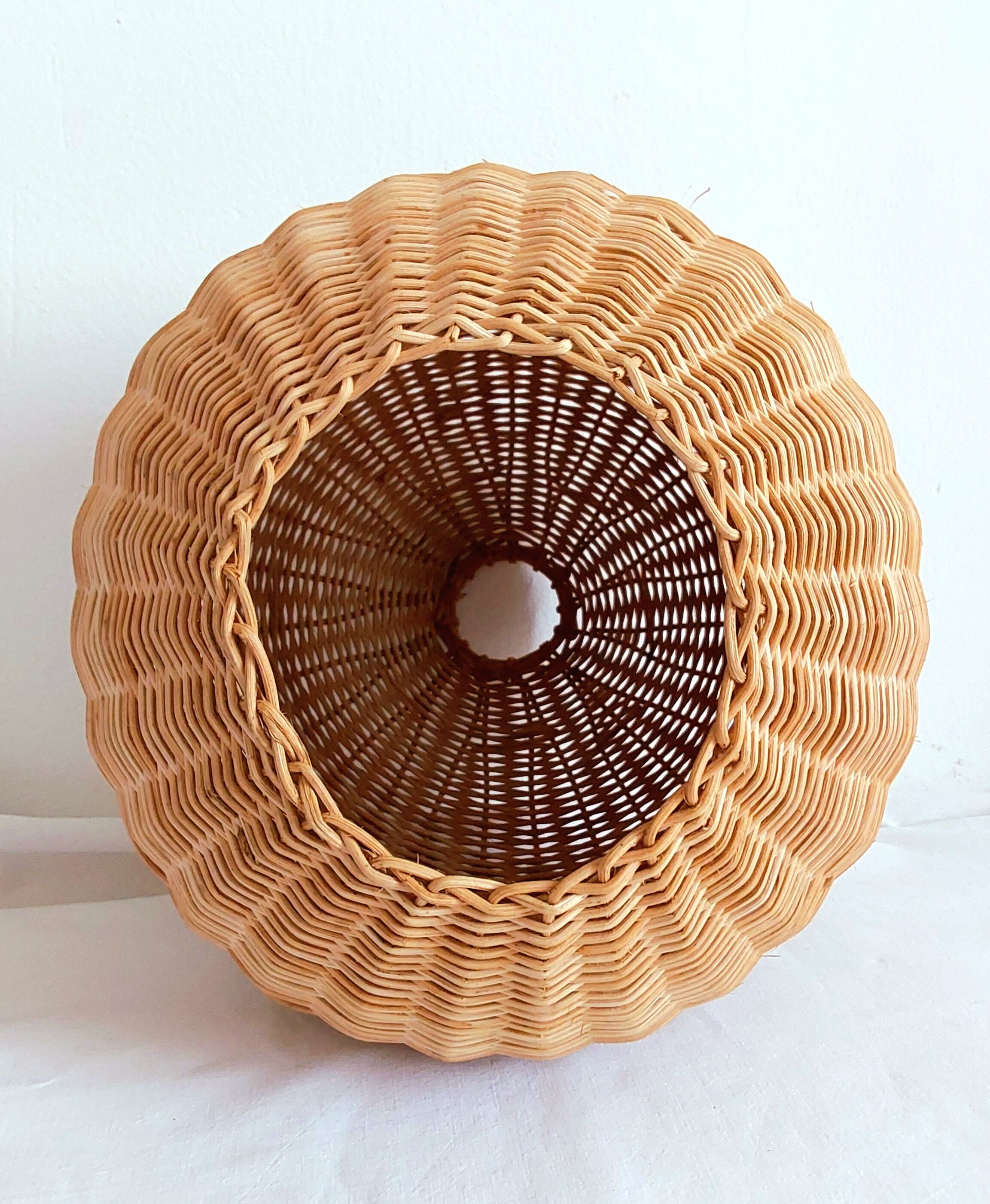 Vintage wicker light