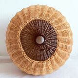 Vintage wicker light