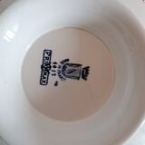 Piedouche cake dish, Saint Amand primax model, blue