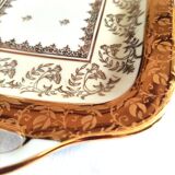 Rectangular porcelain cake dish B and C / Limoges