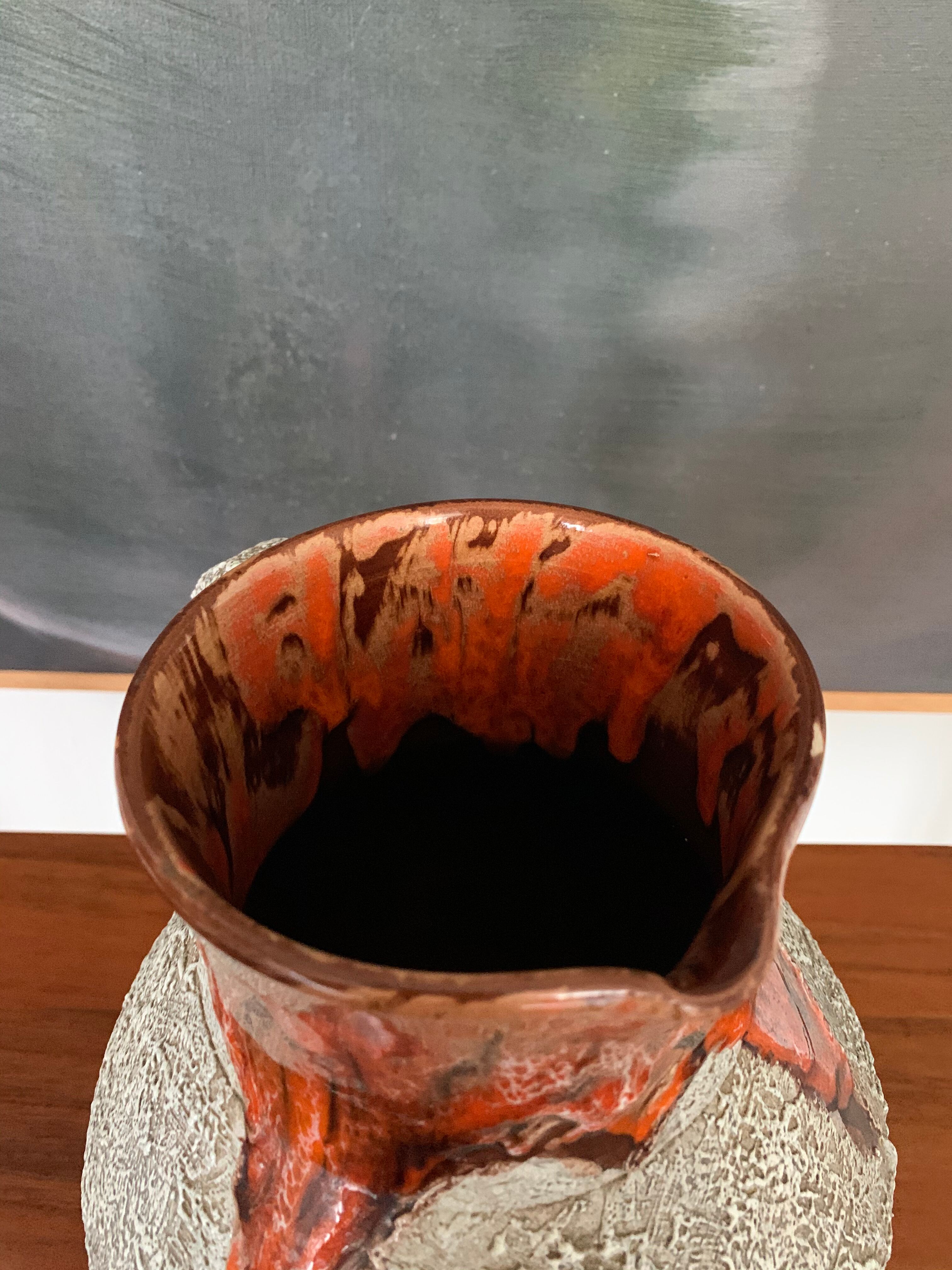 Vintage glazed pitcher and mortar duo