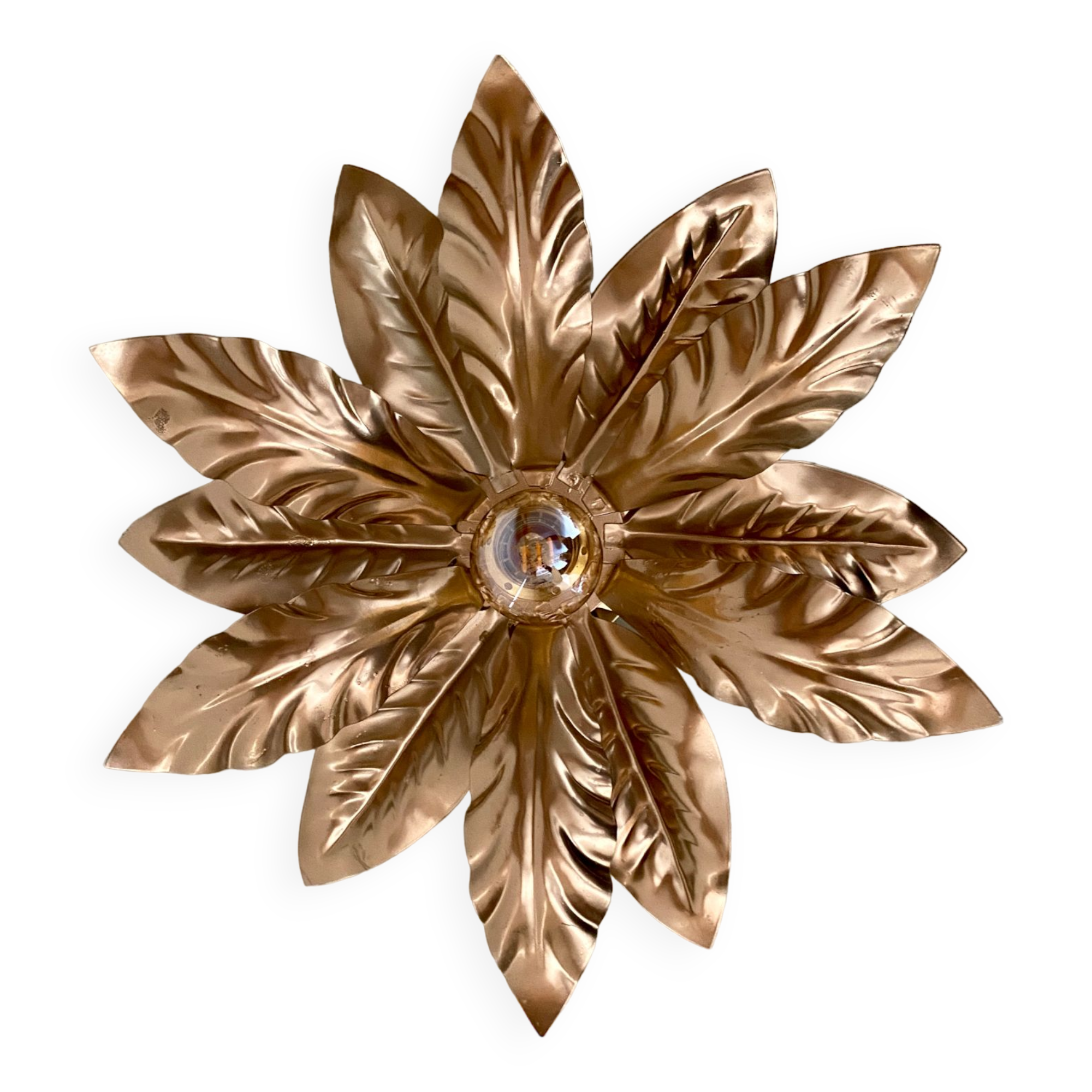 Vintage golden wall light