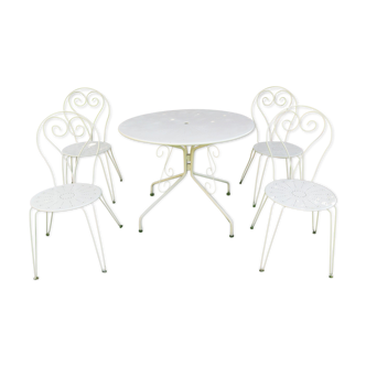 Salon de jardin en fer forgé