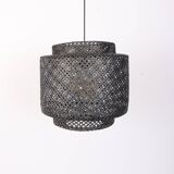 Handcrafted woven bamboo pendant light