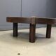 Round Vallauris ceramic coffee table by Barrois, 1960s