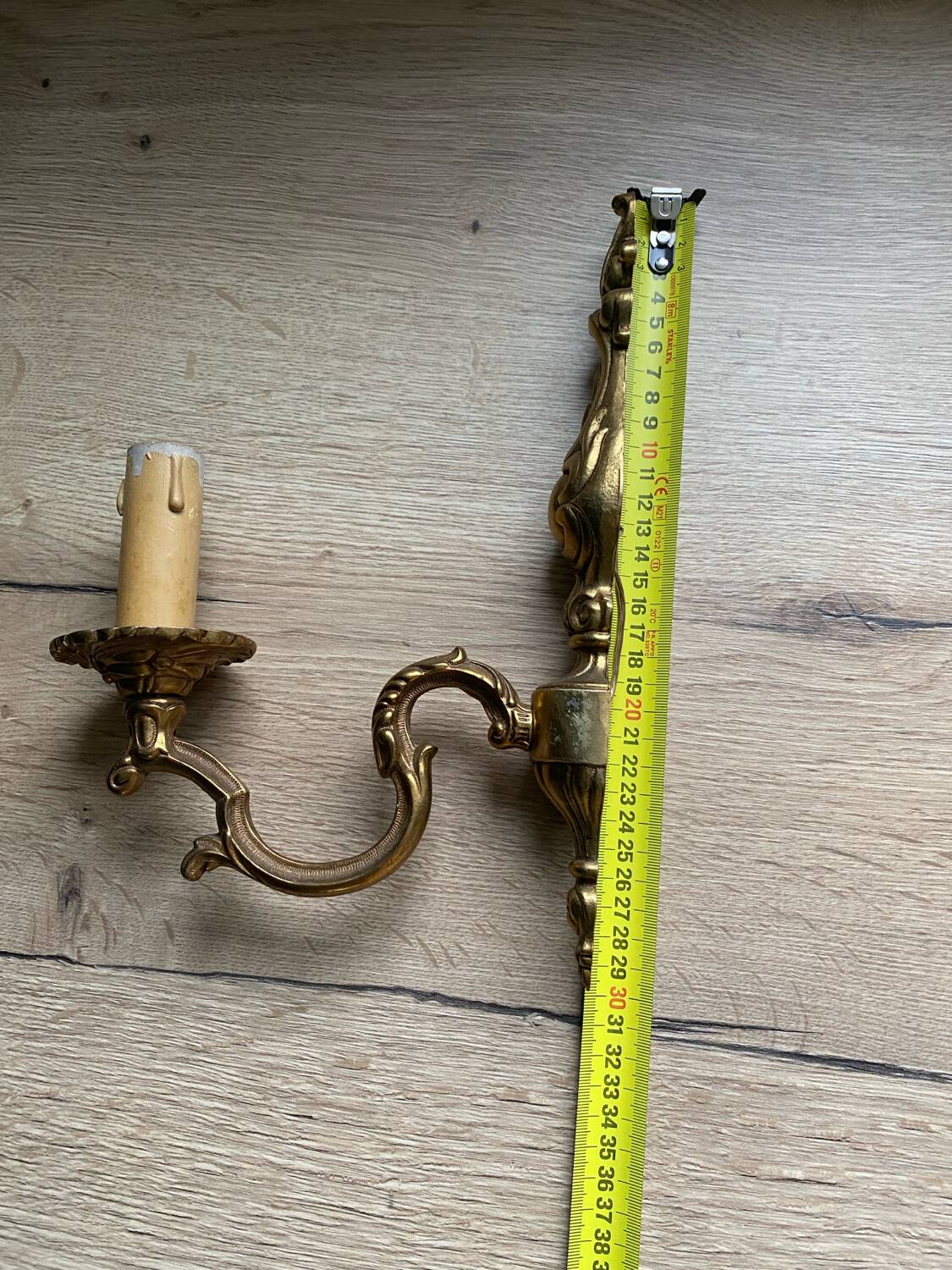 applique murale laiton