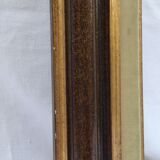 Gilded wooden frame and fabric