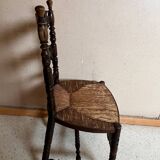 Provincial style carved wooden chair