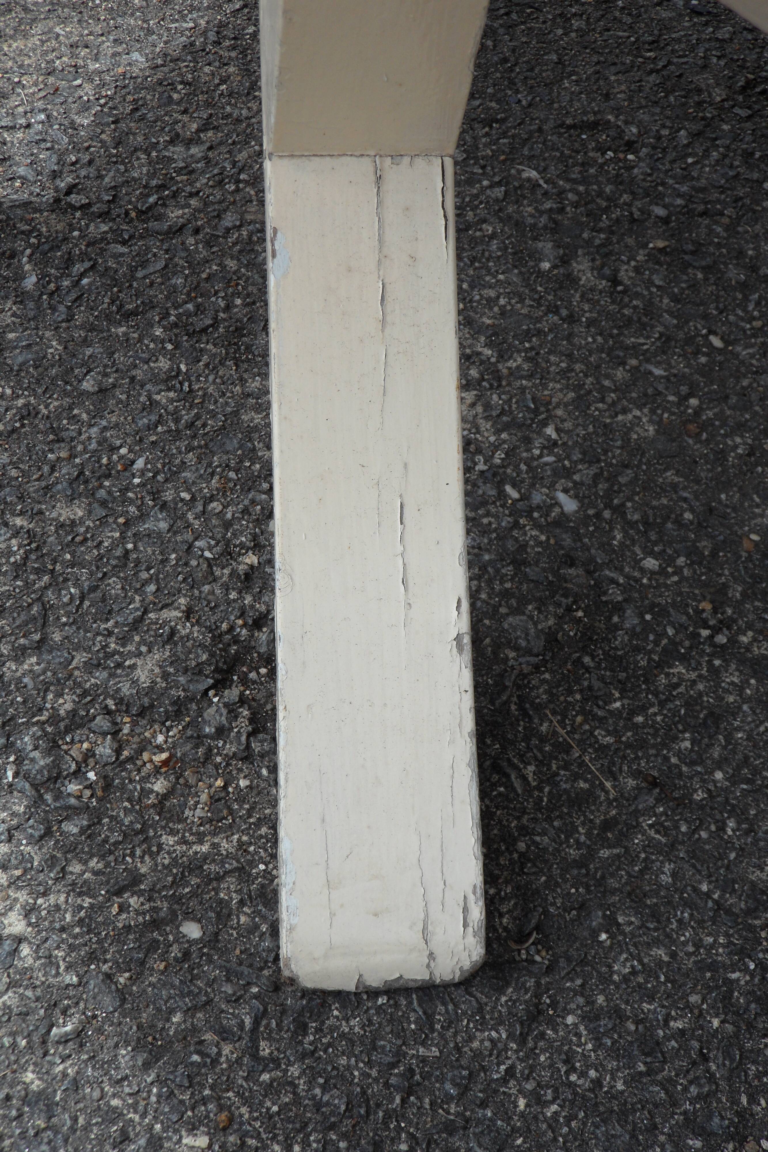 Garden table slats of wood 40s