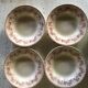 4 ASSIETTES CREUSES TERRE DE FER ROUGE
