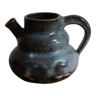 Glazed stoneware pitcher