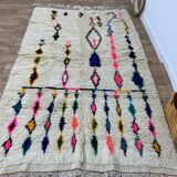 Handmade moroccan berber rug 258 x 160 cm
