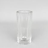 Vase Art Déco en verre taillé à facettes