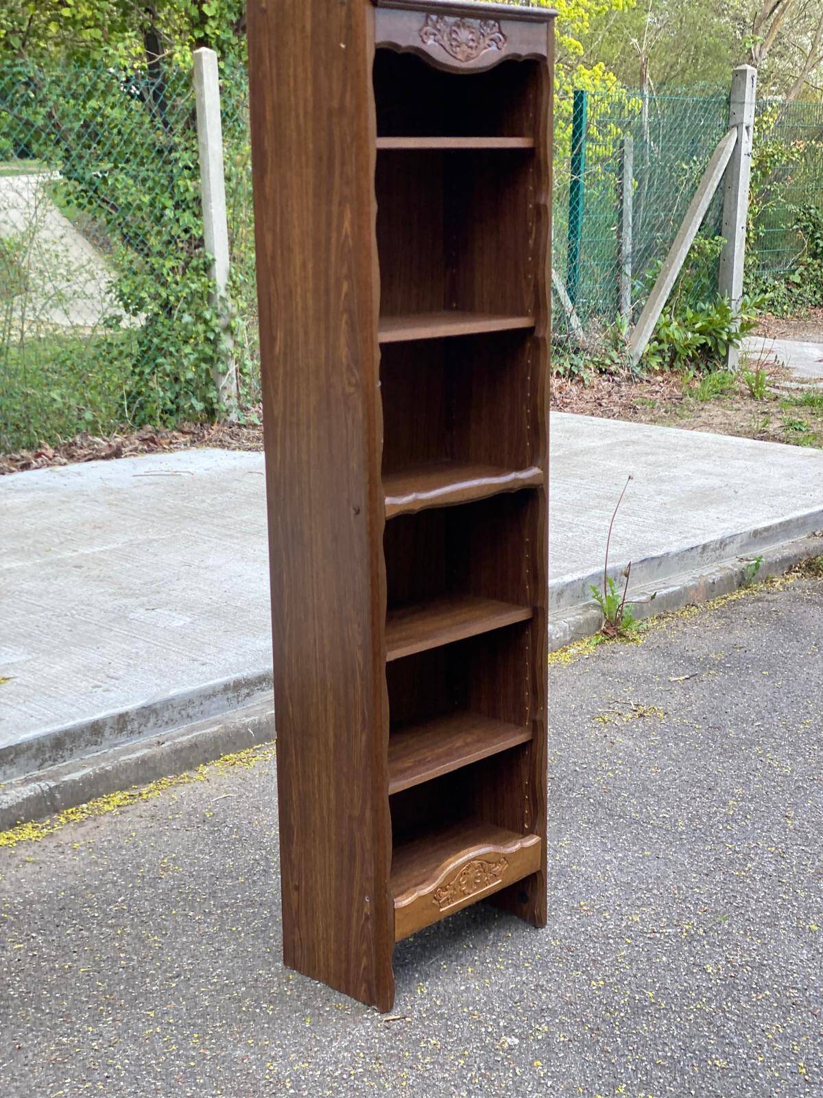 2 Louis XV wooden Bibus bookshelves from the 1990s.