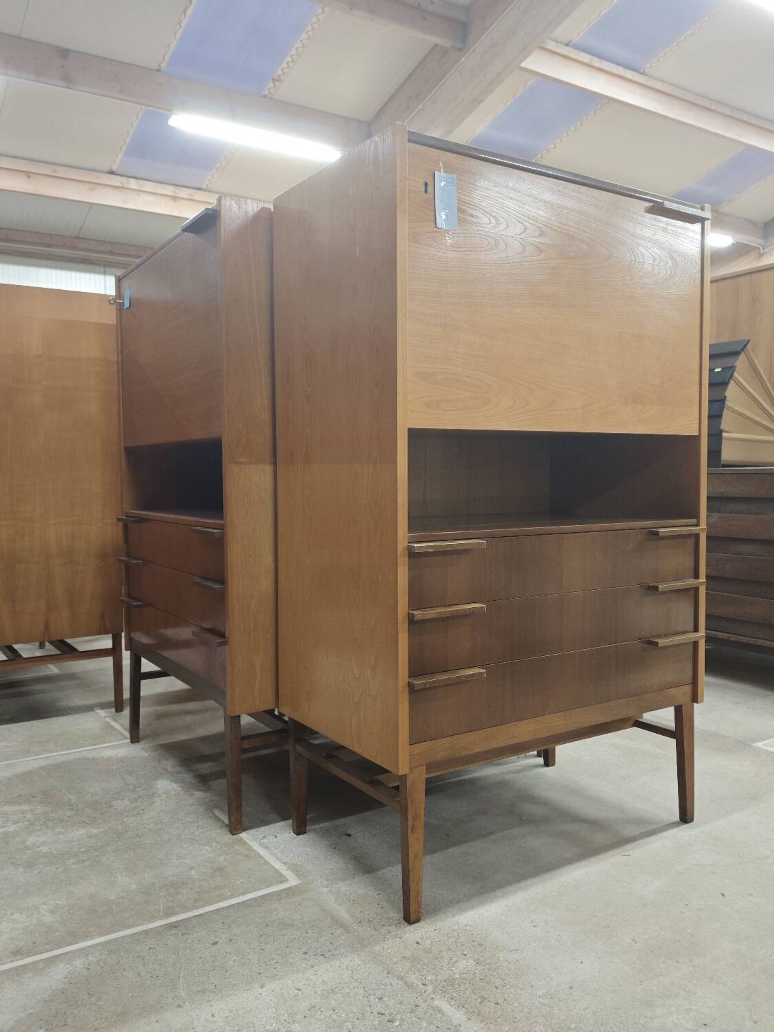 Secretary / Two-tone desk Frantisek Mezulanik for Up Zavody 1960