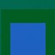 Josef ALBERS: Homage to the Square, Blue Look - Colour Screen Print
