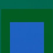Josef ALBERS: Homage to the Square, Blue Look - Colour Screen Print