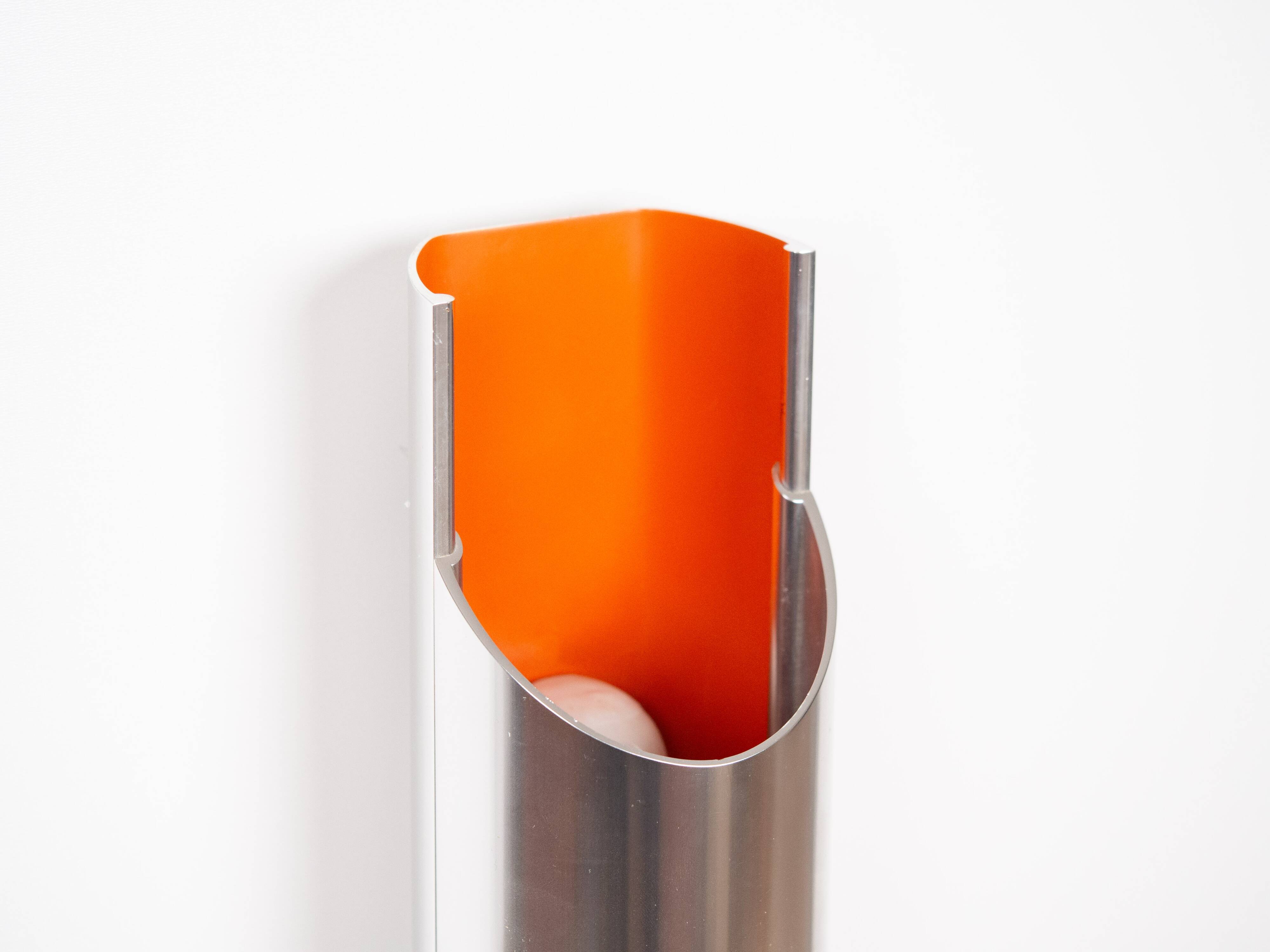 Pair of Danish vintage wall lamps Pandean by Bent Karlby, Lyfa, 1960s