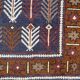 Vintage carpet turkmen belutch afghan 88x146 cm