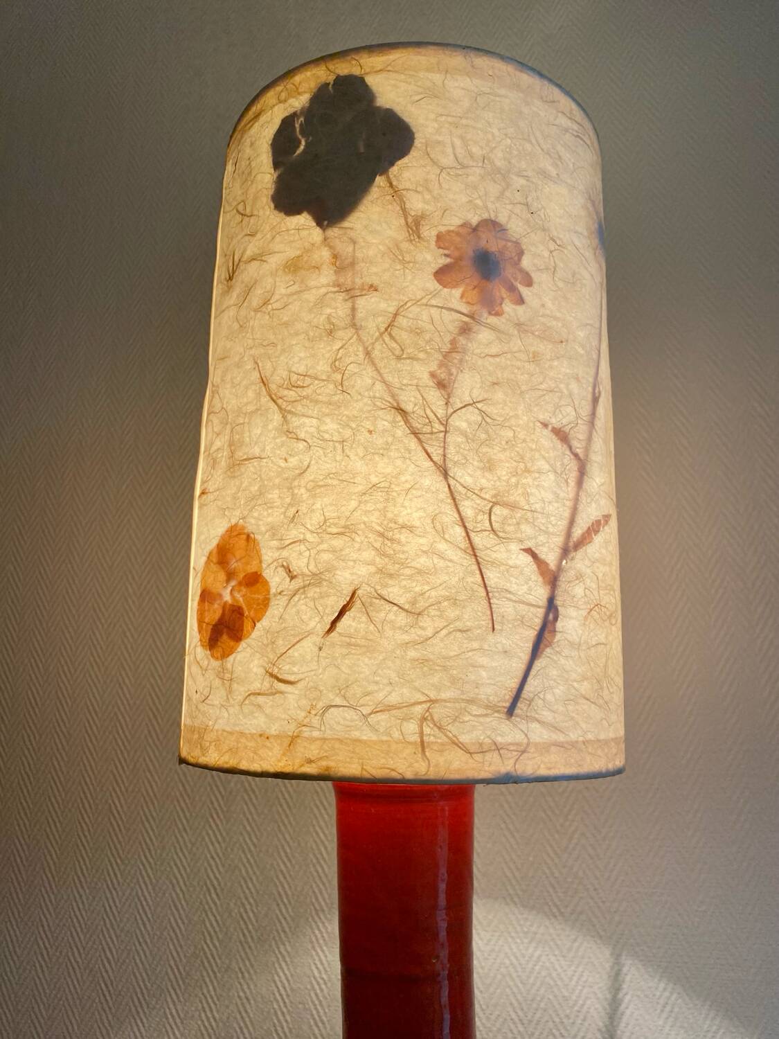 Vintage 70s lamp signed Delattre