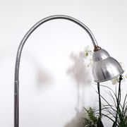 Workshop / industrial lamp - Orientable - Brushed metal - 50s