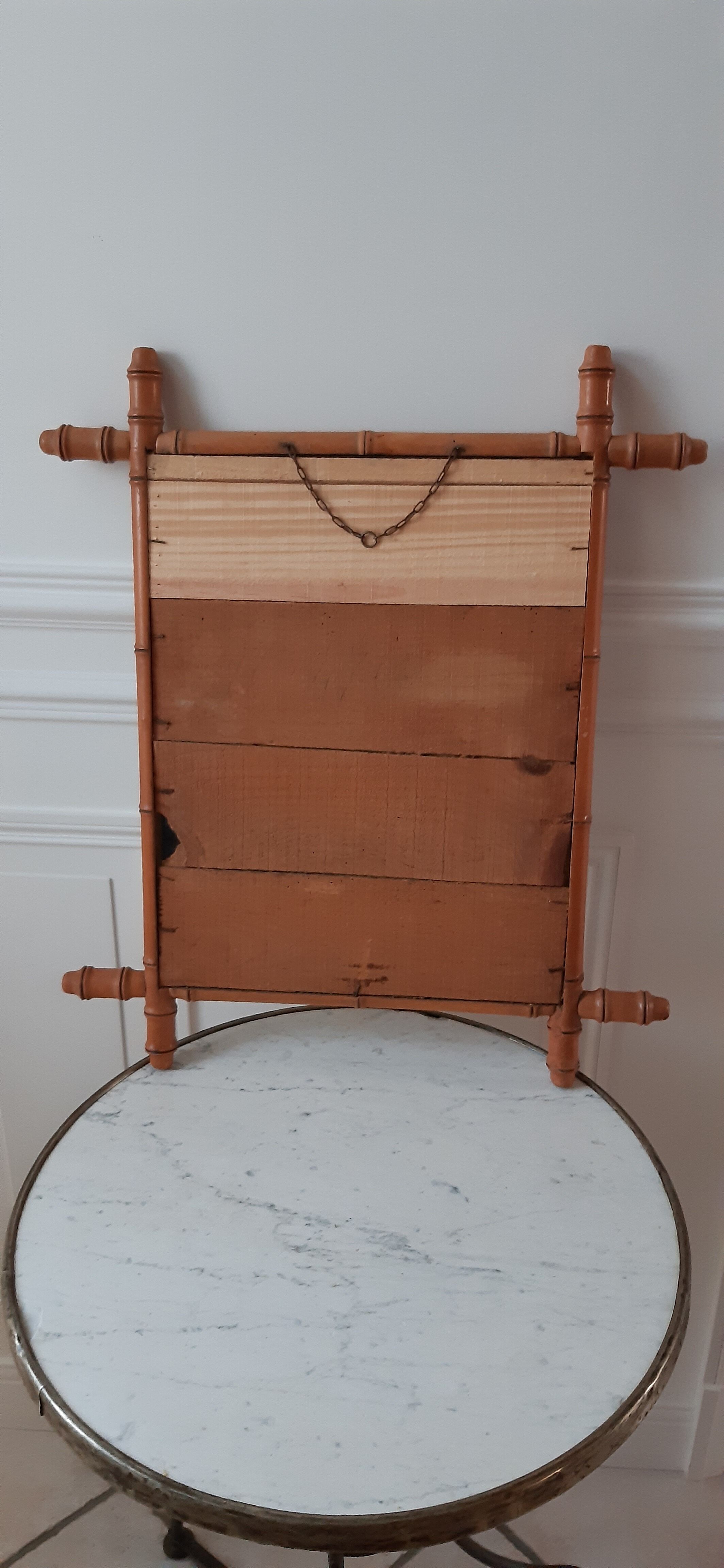 Bamboo barber mirror 20s