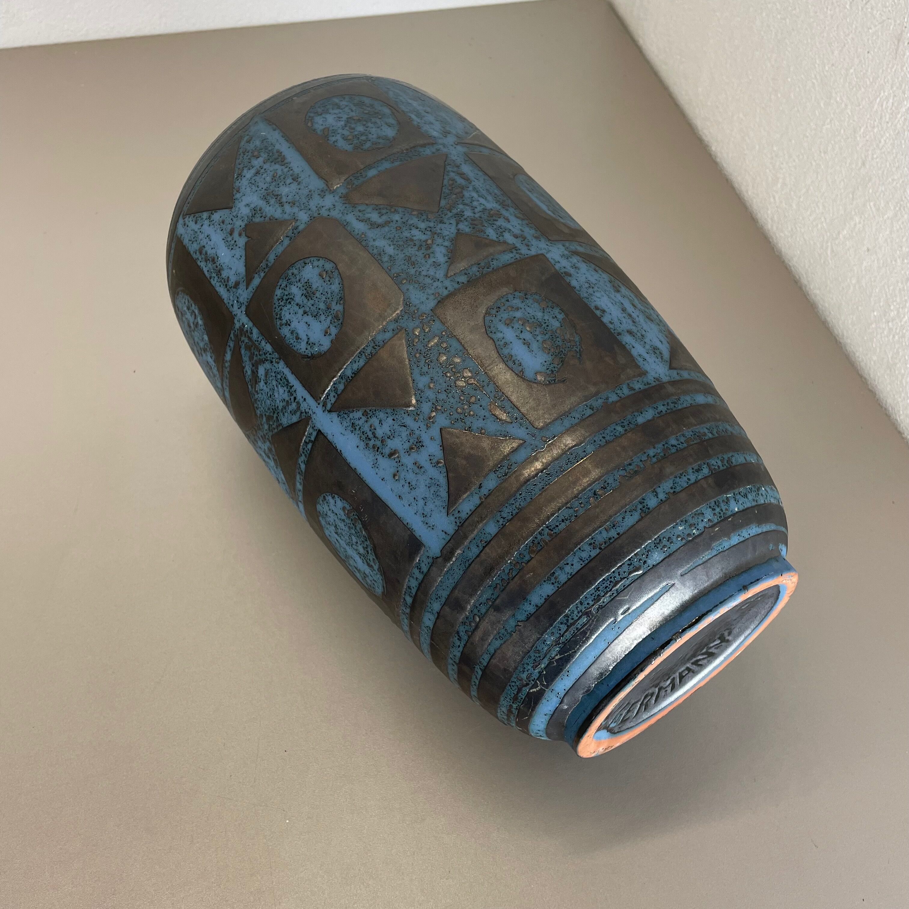 Fat Lava Ceramic "Ankara" Vase by Heinz Siery Carstens Tönnieshof, Germany 1960s