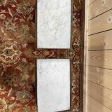 Paire de tables de chevet de style Louis XV en acajou