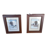 Pair of naive paintings