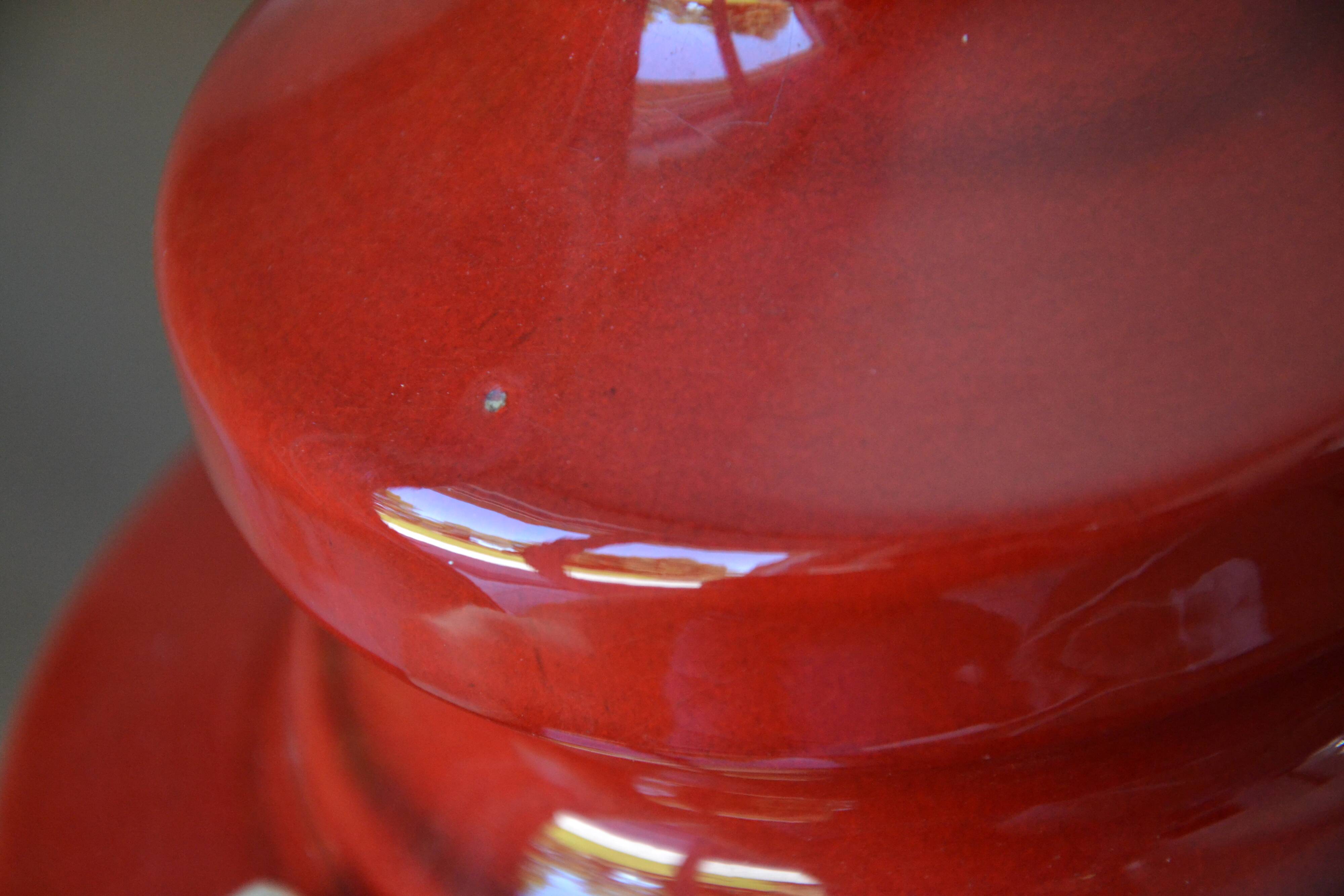 70s lamp with redone lampshade