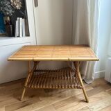 Rattan coffee table