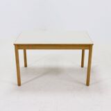 Vintage birch and linoleum dining table 1960