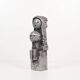 Brutalist aluminum sculpture by Willy Ceysens, Belgium 1980s