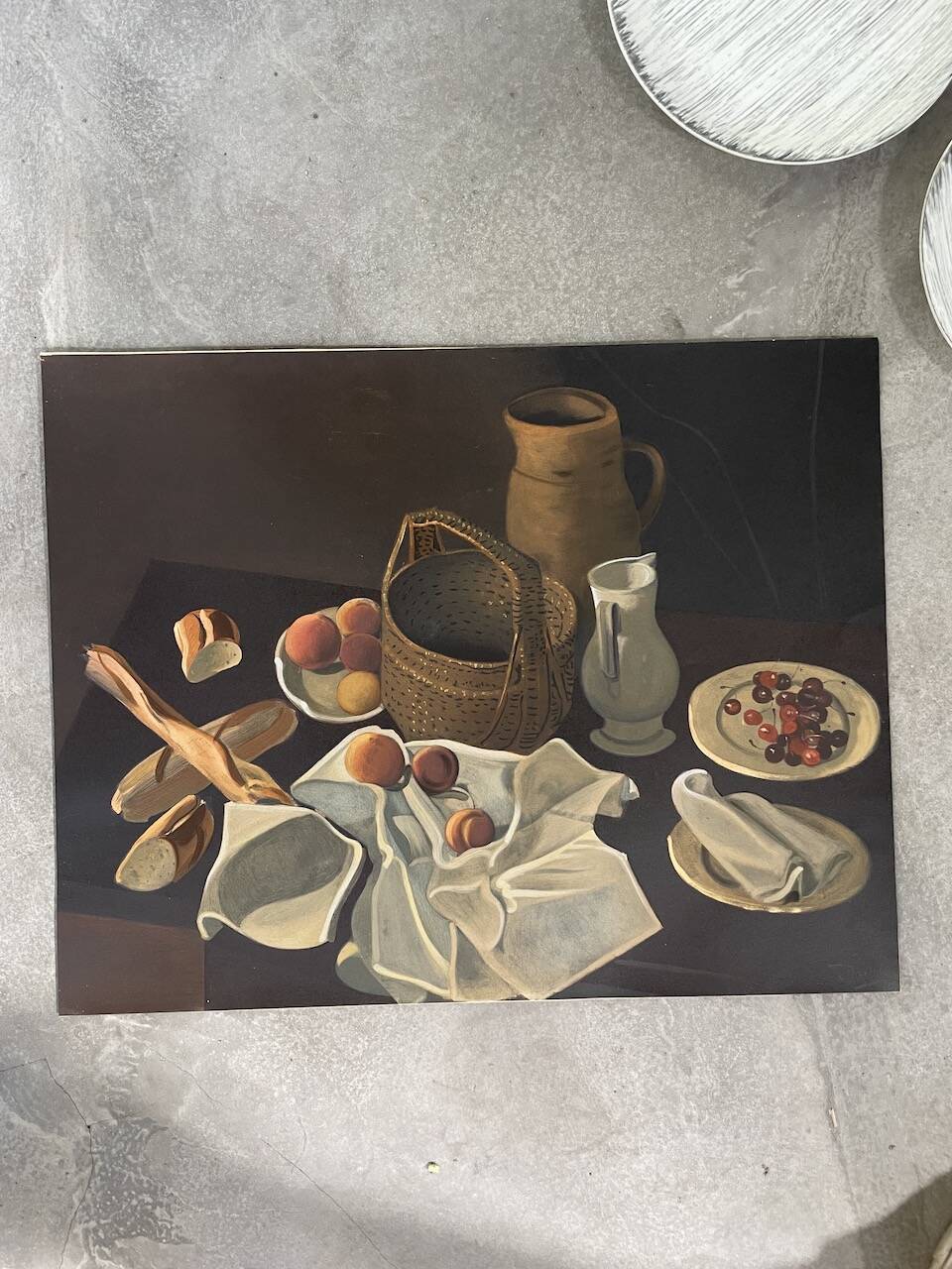 Framed lithograph André Derain “still life”