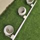 Chandelier rail 3 spots balls articulated eye ball vintage