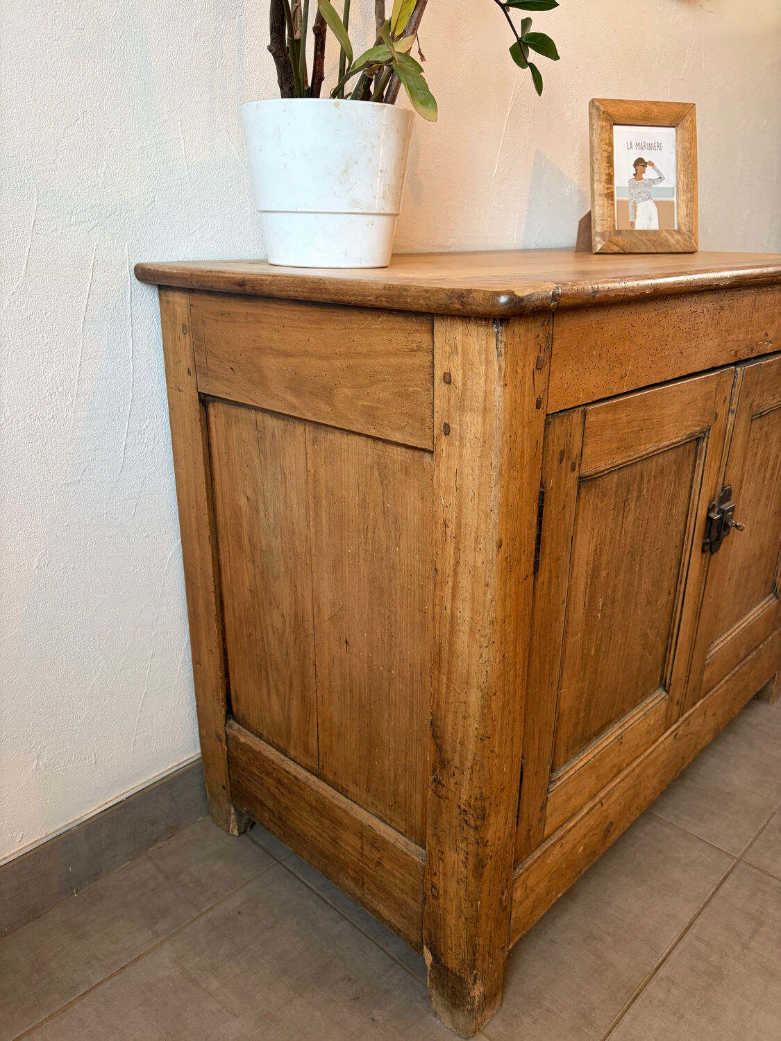 Vintage Parisian buffet in solid oak