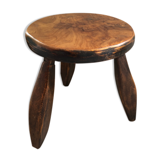 Wood tripod stool